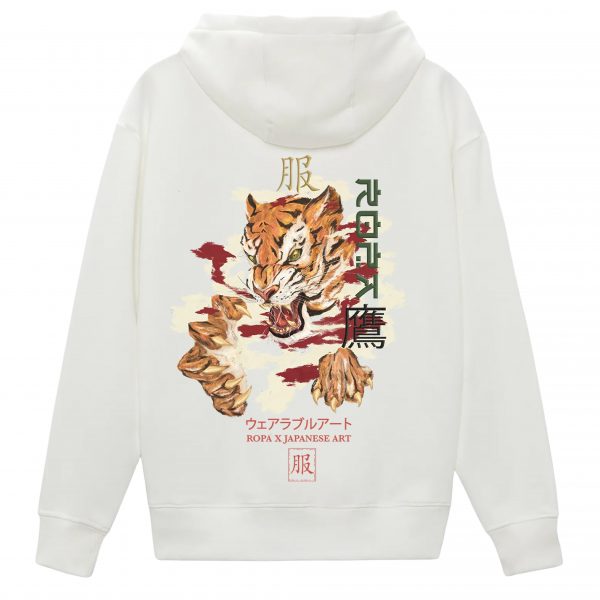 TORA WHITE UNISEX HOODIE