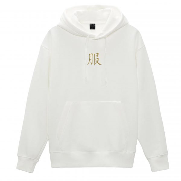 KOI WHITE UNISEX HOODIE - Görsel 2