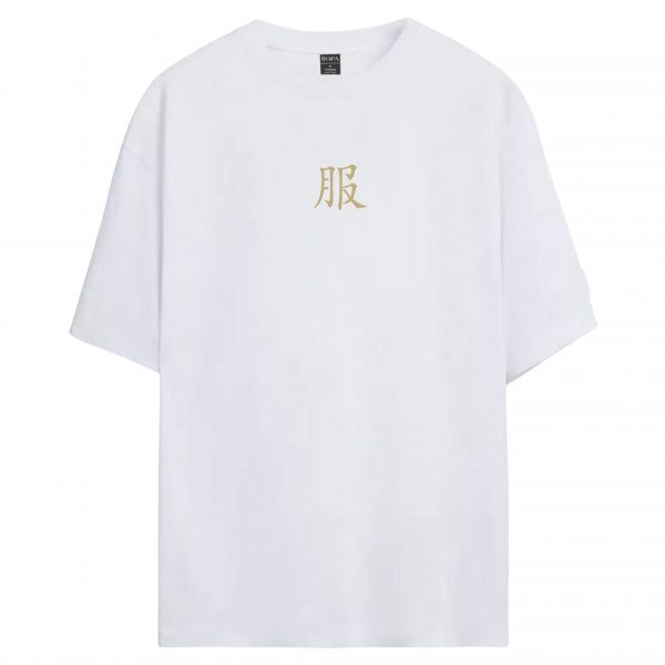 TORA WHITE OVERSIZE UNISEX T-SHIRT - Görsel 2
