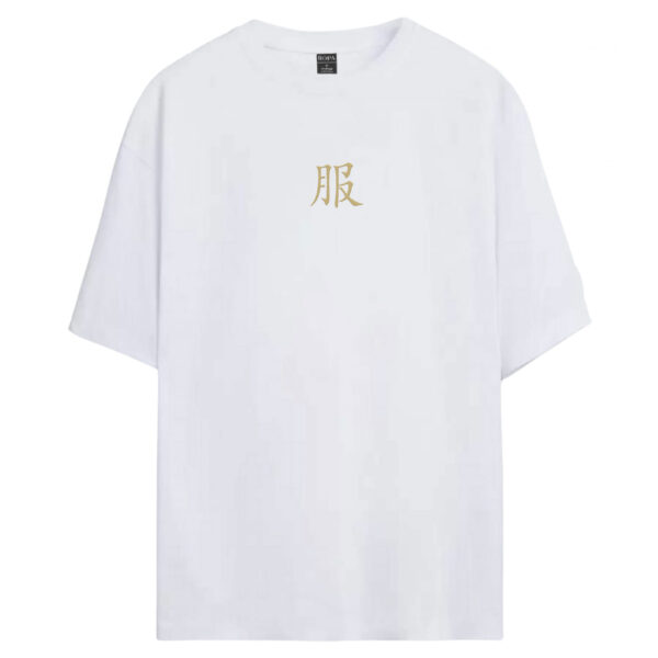KOI WHITE UNISEX OVERSIZE T-SHIRT - Görsel 2